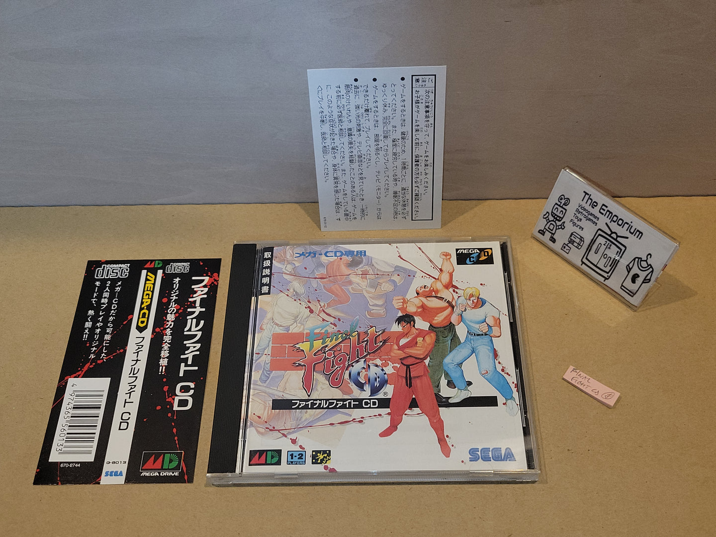 Final Fight CD - Sega MCD MD MegaDrive Mega Cd