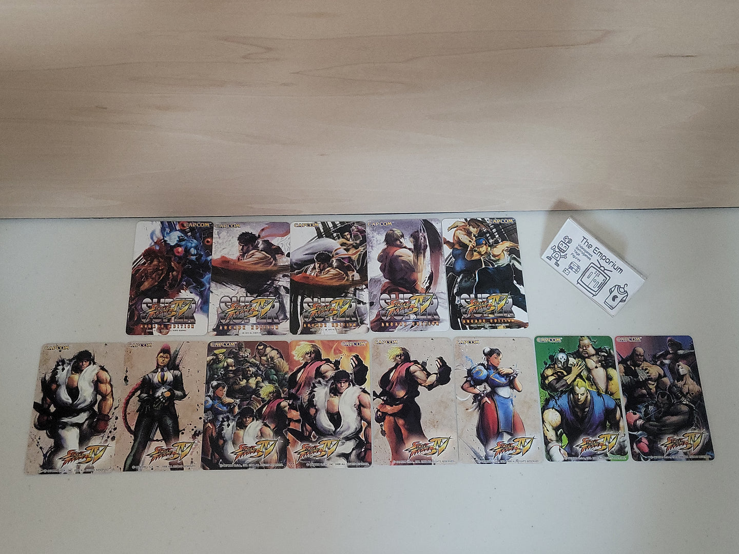 Street Fighter IV / Super Street Fighter IV arcade cards (set of 13 pcs) - toy action figure gadgets
