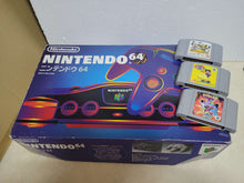 Load image into Gallery viewer, Nintendo 64 Console - black + 4 Games - Nintendo64 N64 Nintendo 64
