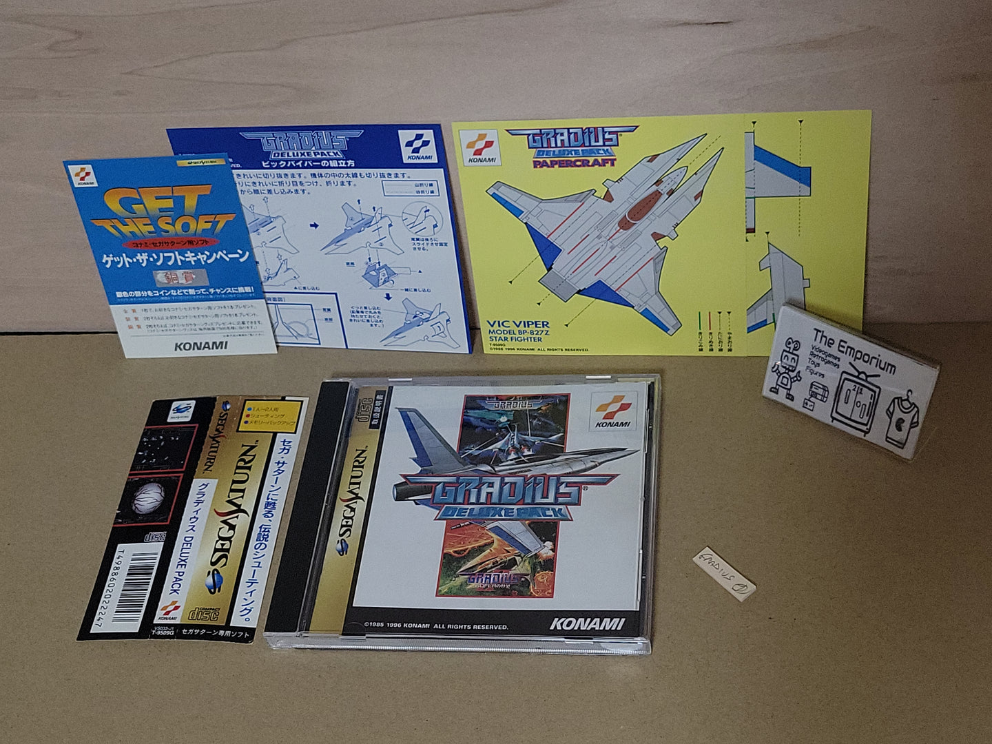 Gradius Deluxe Pack - Sega Saturn sat stn