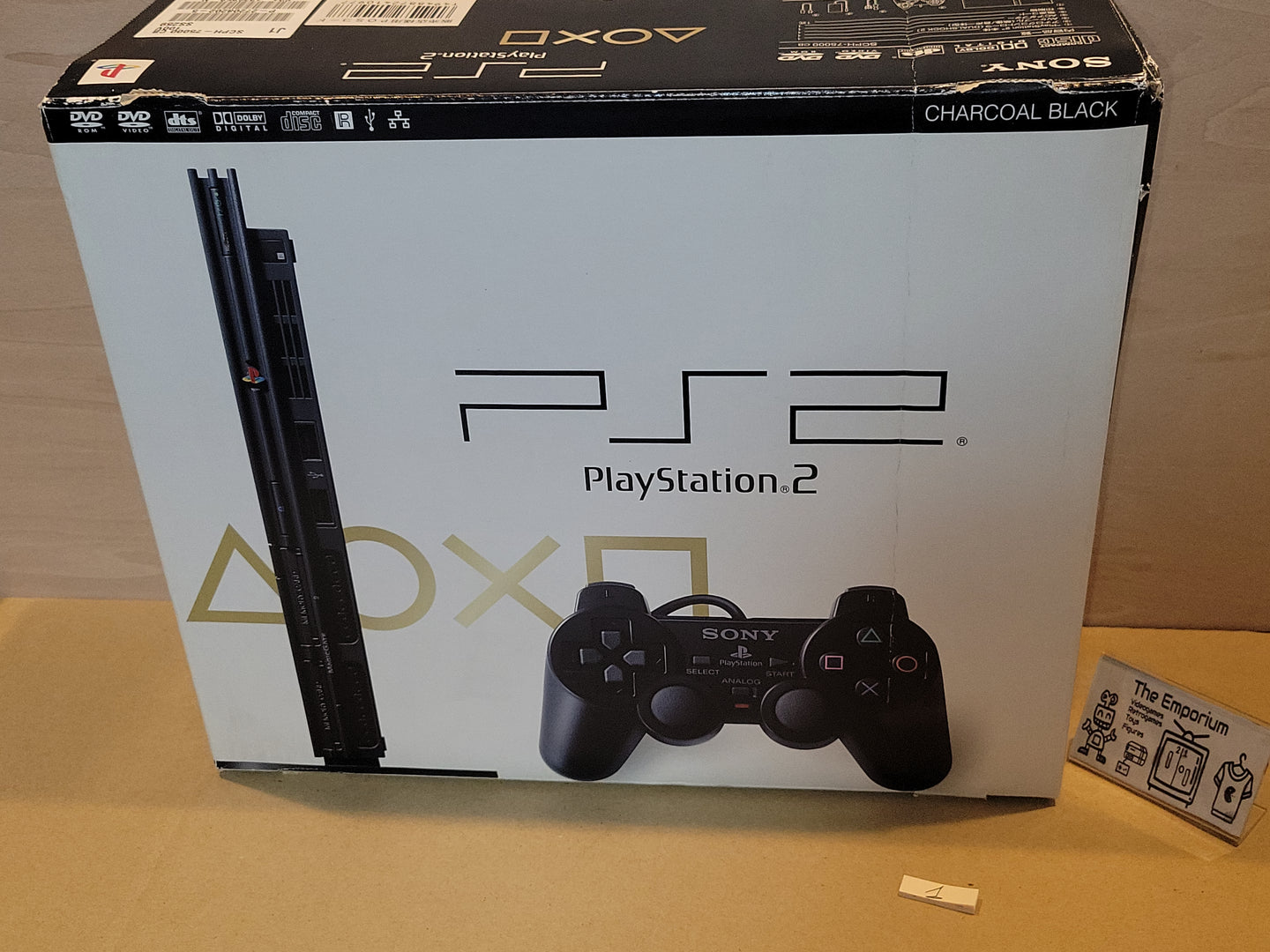 Playstation 2 SCPH-75000CB (Charcoal Black) Console - Sony playstation 2