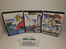 Load image into Gallery viewer, Sonic The Edgehog 1+2+3 Set - Sega MD MegaDrive
