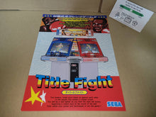 Load image into Gallery viewer, Title Fight Promo Flyer A4 - arcade artset art set
