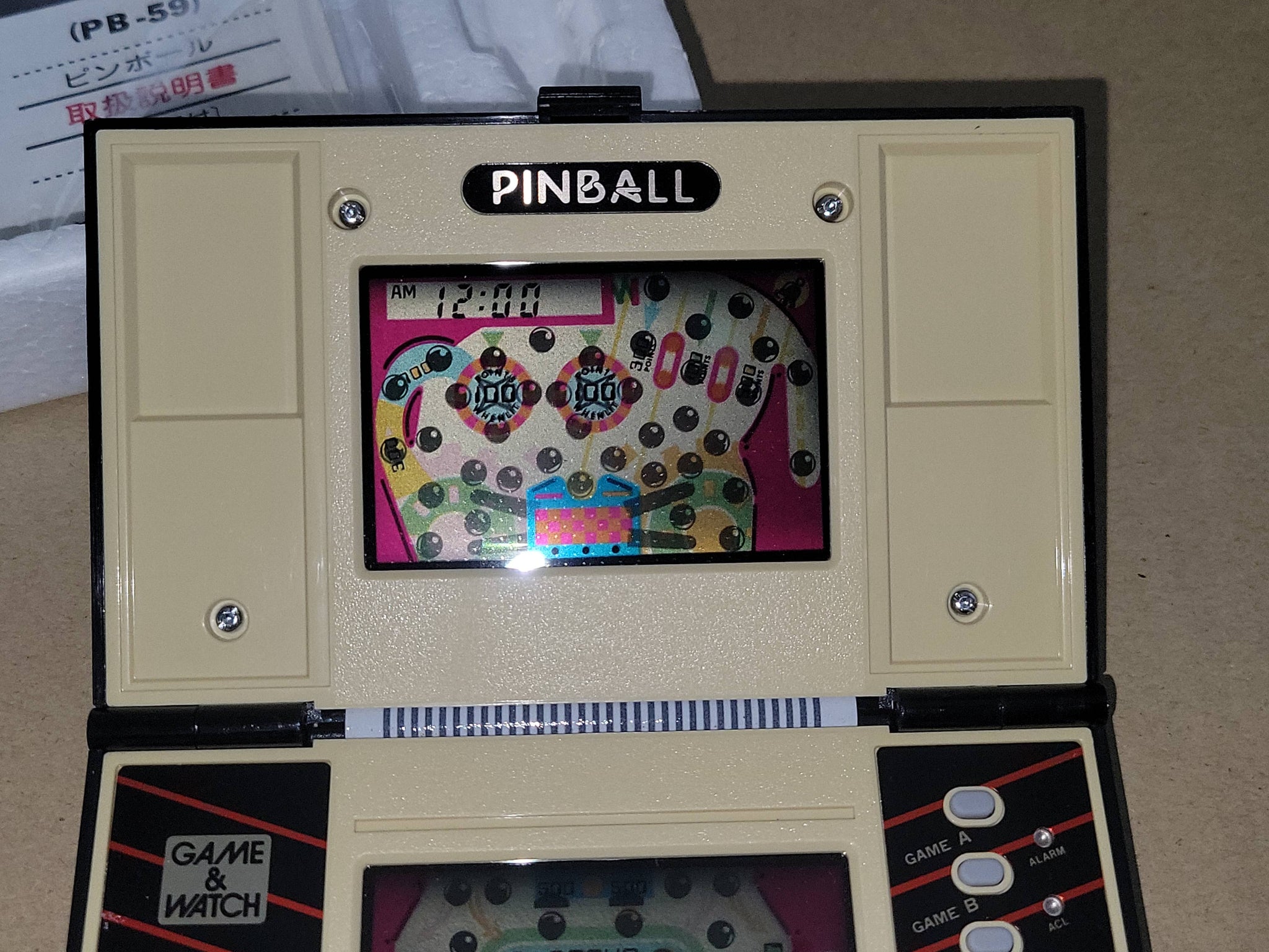 任天堂GAME&WATCH MULTI SCREEN PINBALL PINBALL 1983 Multi Screen PB-59 Game&Watch Nintendo - toy