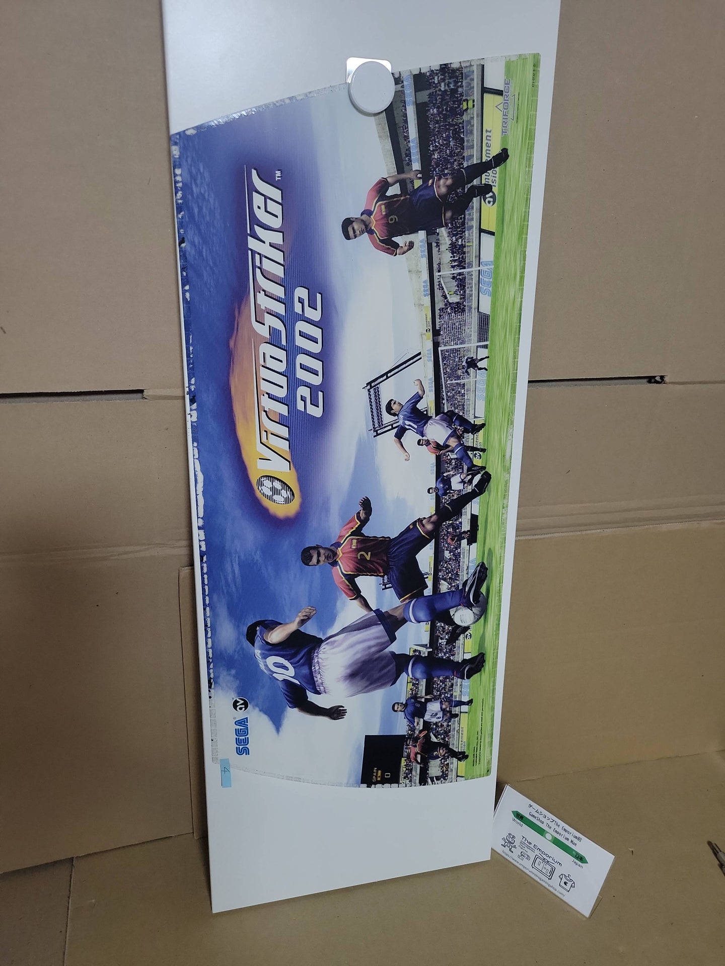 Virtua Striker 2002 Blast/Naomi Marquee - Arcade poster artset