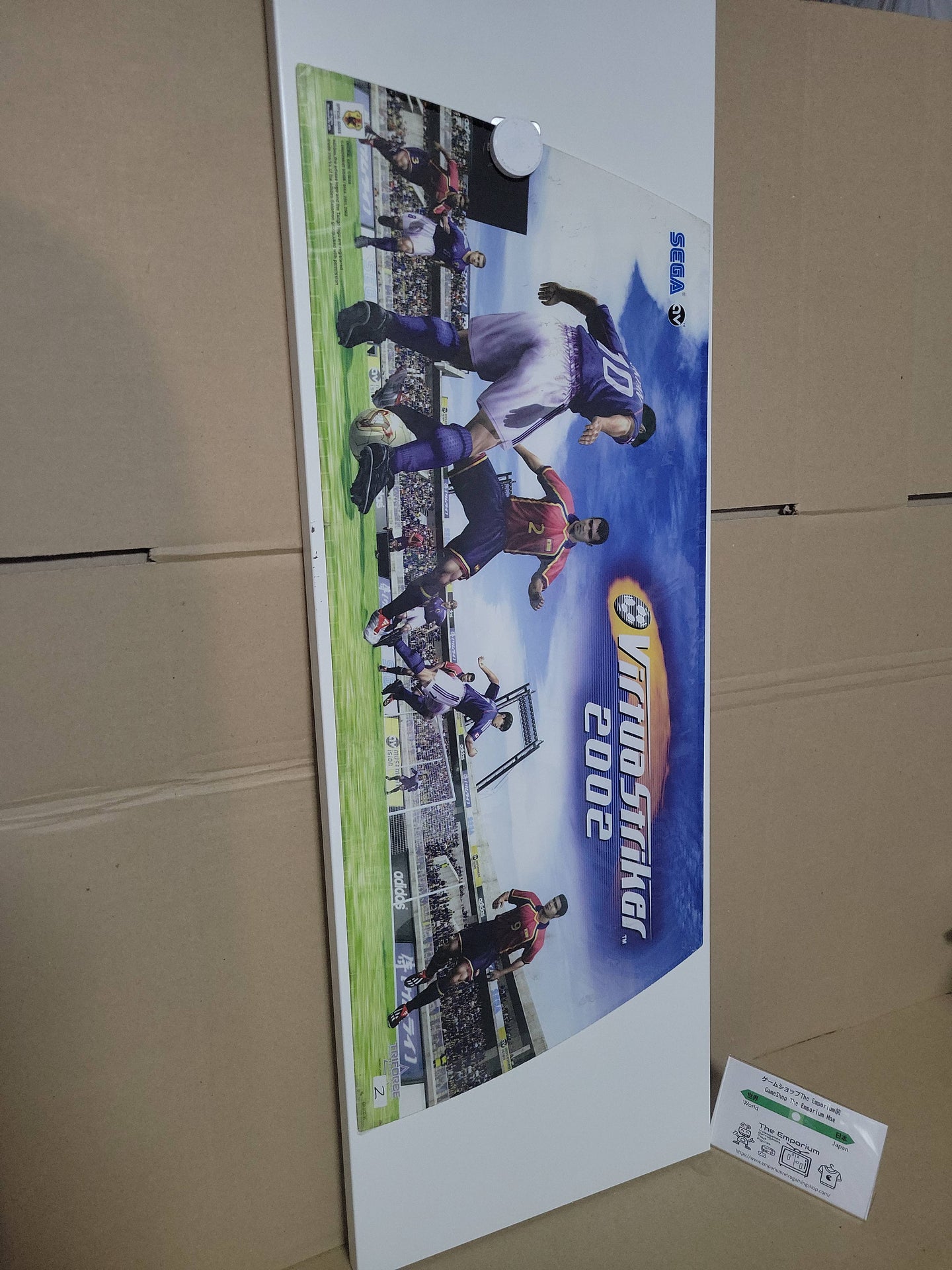 Virtua Striker 2002 Blast/Naomi Marquee - Arcade poster artset