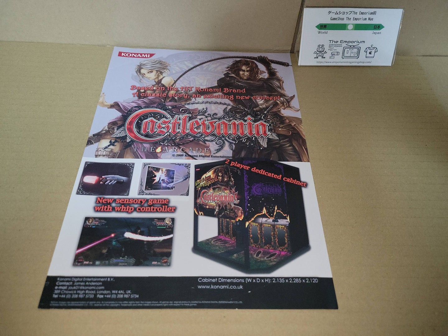 Castlevania The Arcade Promo Flyer A4 - arcade artset art set