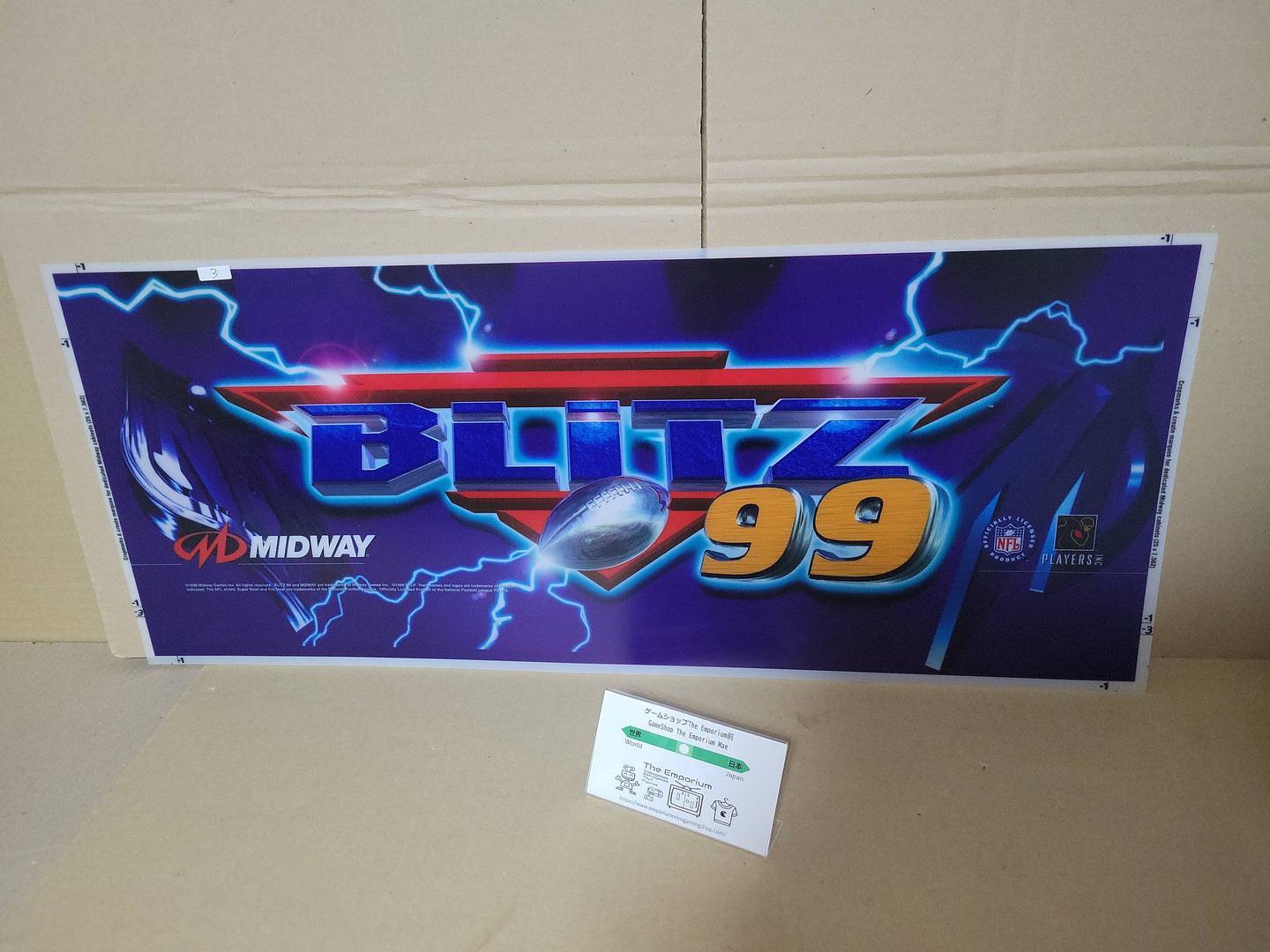 NFL Blitz'99 Original Marquee Pop - Arcade poster artset