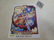 Load image into Gallery viewer, Quiz &amp; Dragons Promo Flyer A4 - arcade artset art set
