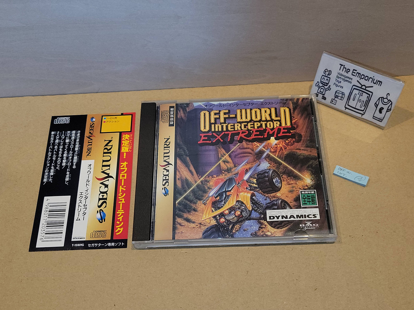 Off-World Interceptor Extreme - Sega Saturn sat stn