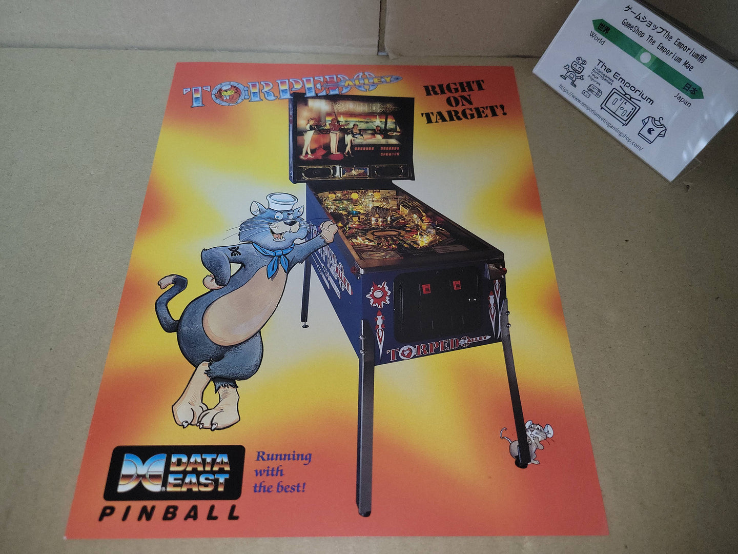 Torpedo PinBall Promo Flyer A4 - arcade artset art set