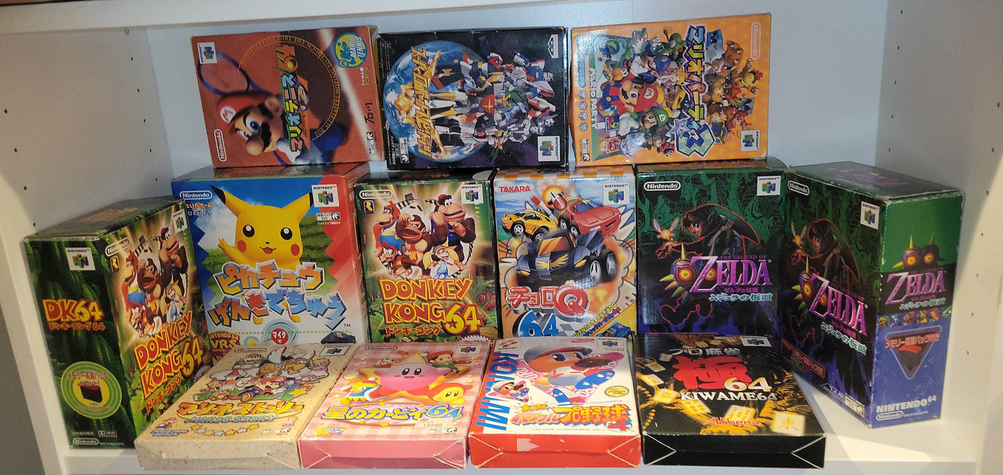 [Empty Boxes] Lot of 13 Empty boxes - Nintendo64 N64 Nintendo 64