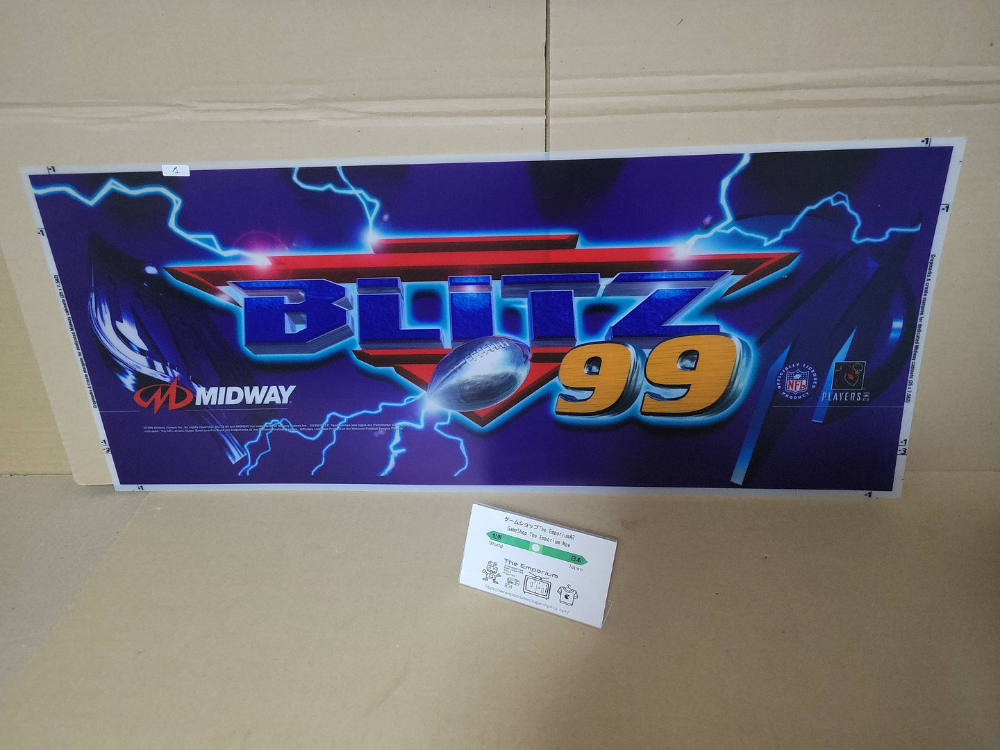 NFL Blitz'99 Original Marquee Pop - Arcade poster artset