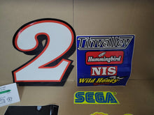 Load image into Gallery viewer, Daytona Usa 2 back seat sticker SET #2 - Arcade poster artset
