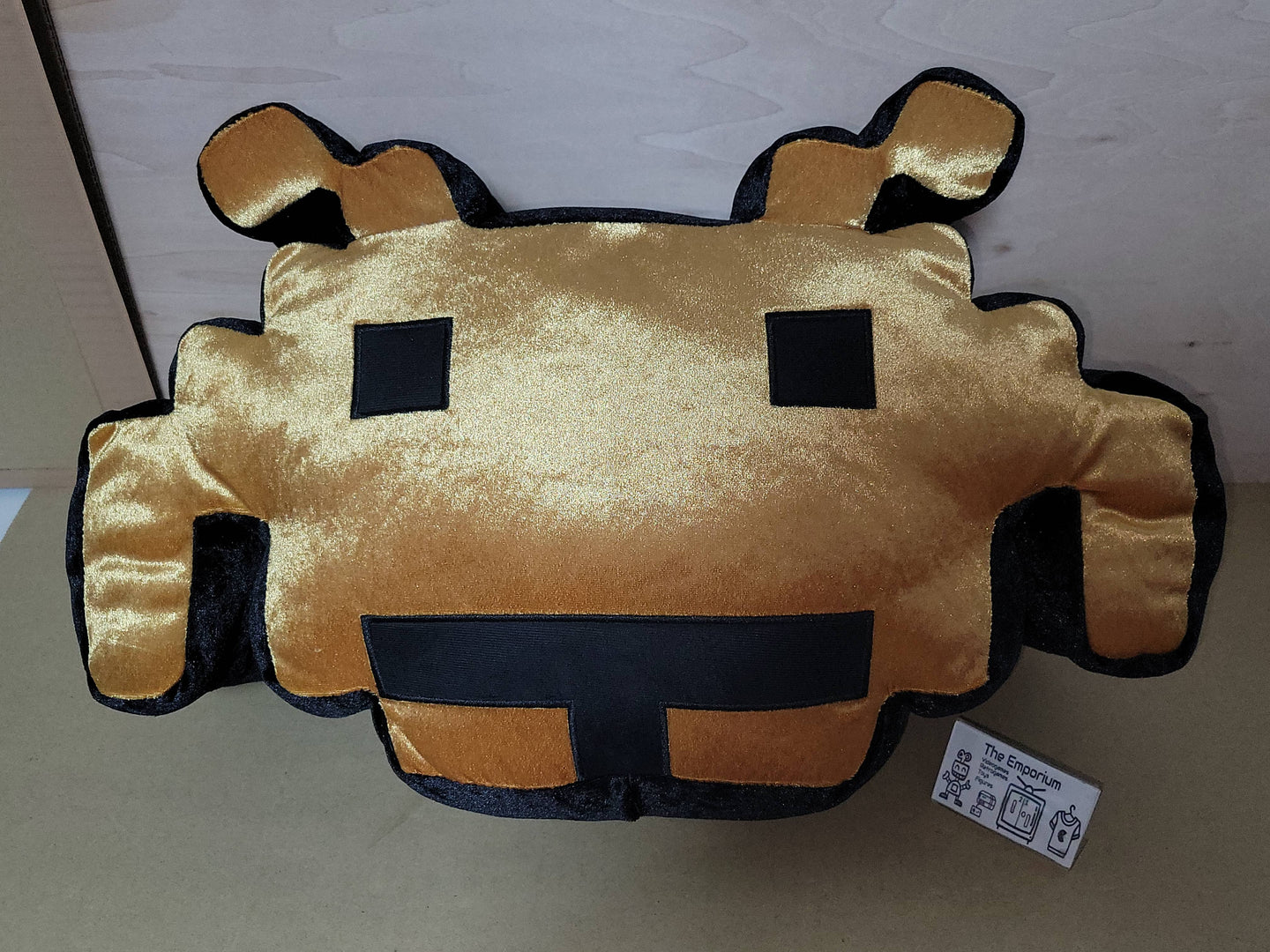 Space Invaders 40th Anniversary Golden Alien Pillow - toy action figure gadgets