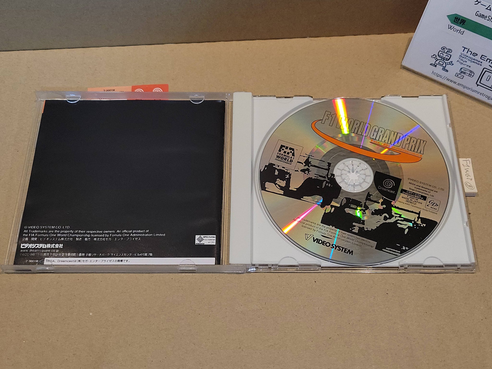 Jeu F1 World Grand Prix Sur SEGA Dreamcast – PAL – Neuf Sous Blister