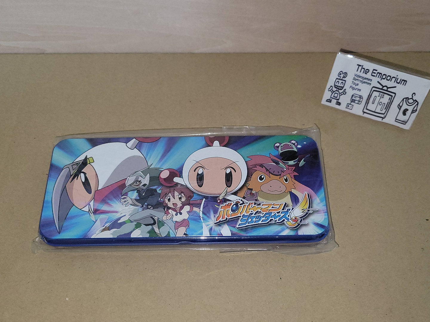 Bomberman Jetters tin pencil case 2002, Preorders Bonus for Gamecube Software - toy action figure gadgets