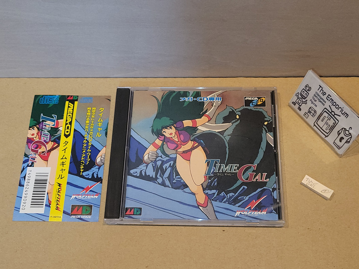 Time Gal - Sega MCD MD MegaDrive Mega Cd
