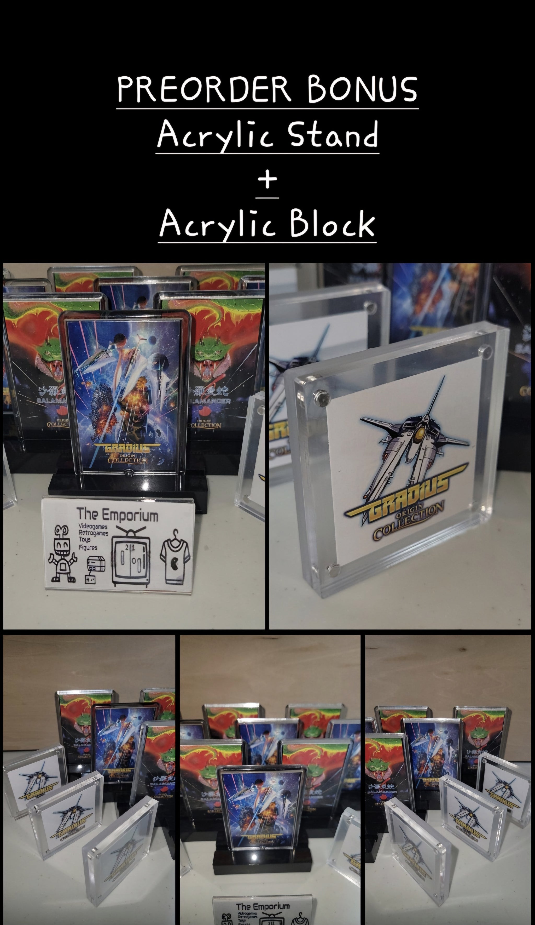 GRADIUS ORIGIN COLLECTION PREMIUM BOX NEW Gradius Origin