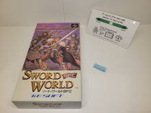 Load image into Gallery viewer, Sword World - Nintendo Sfc Super Famicom
