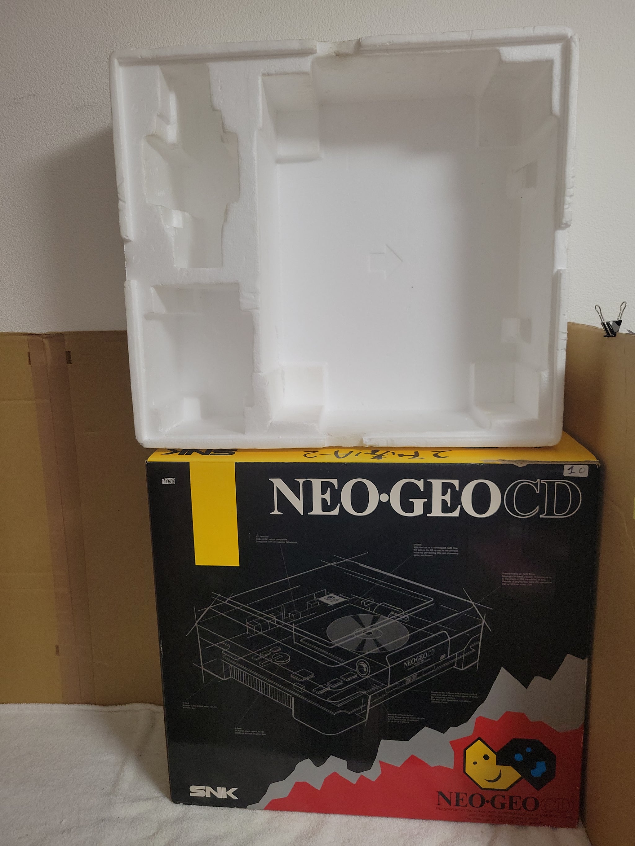 EMPTY NeoGeo CD box (NO Hardware NO Manual) - Snk Neogeo CD NGCD
