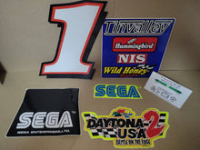 Load image into Gallery viewer, Daytona Usa 2 back seat sticker SET #1 - Arcade poster artset
