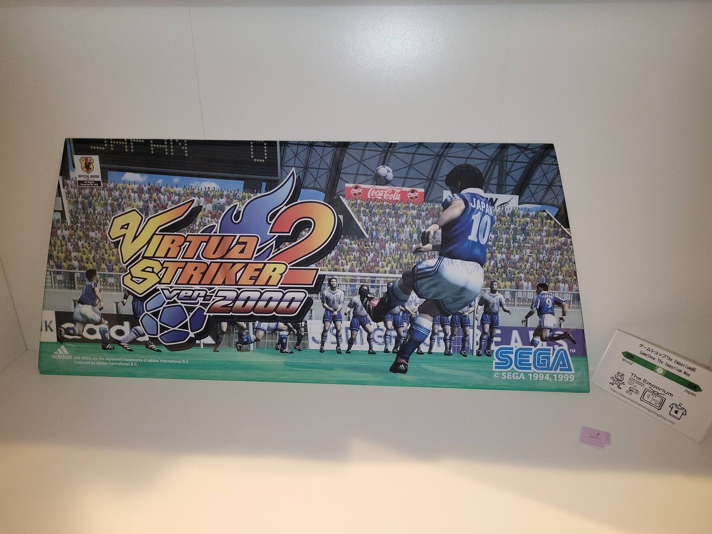 Virtua Striker 2 Ver.2000 Blast/Naomi Marquee - Arcade poster artset