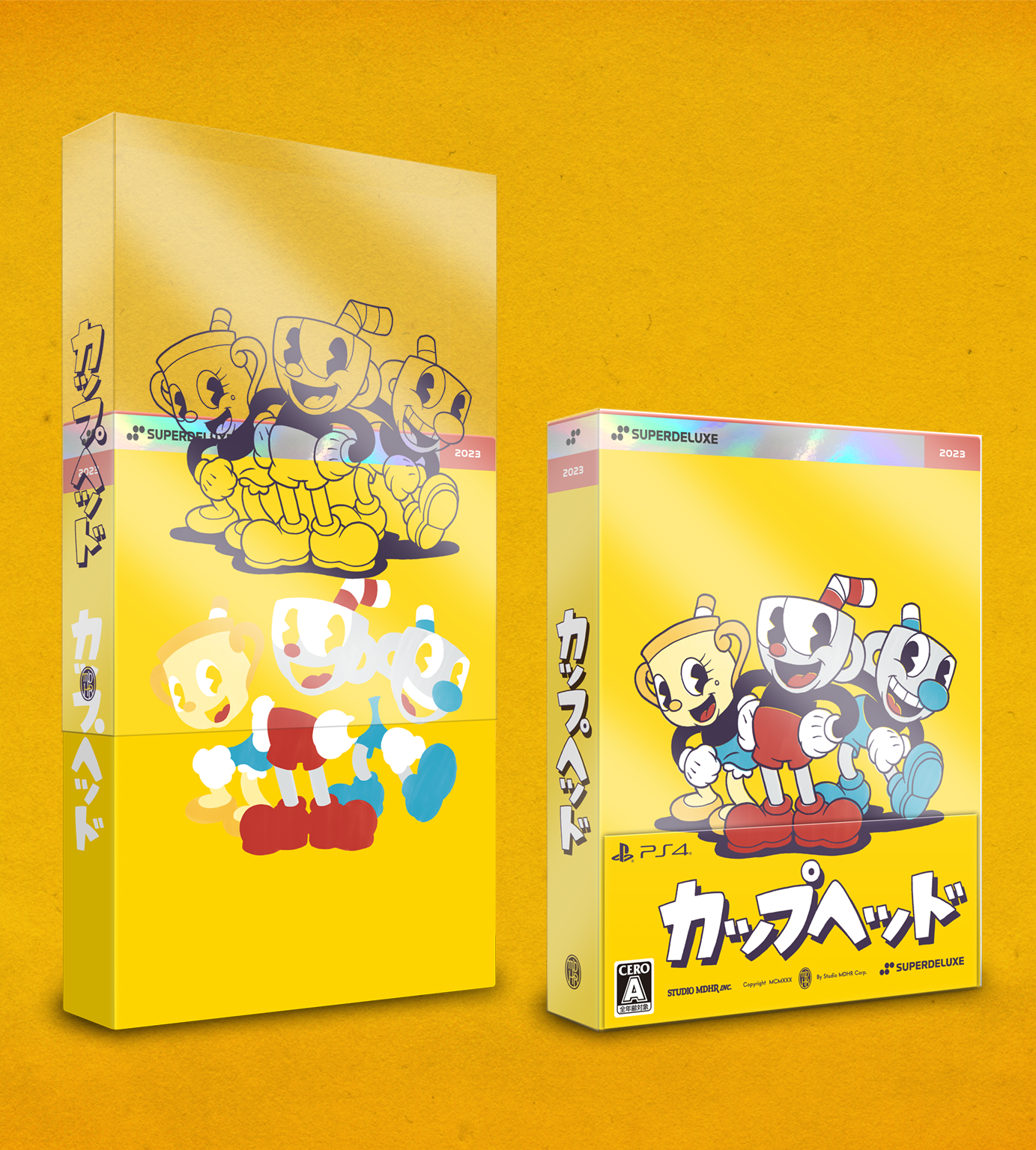 【本日特価】 PS4 Sony - limited print first CupHead Playstation The – 4 その他