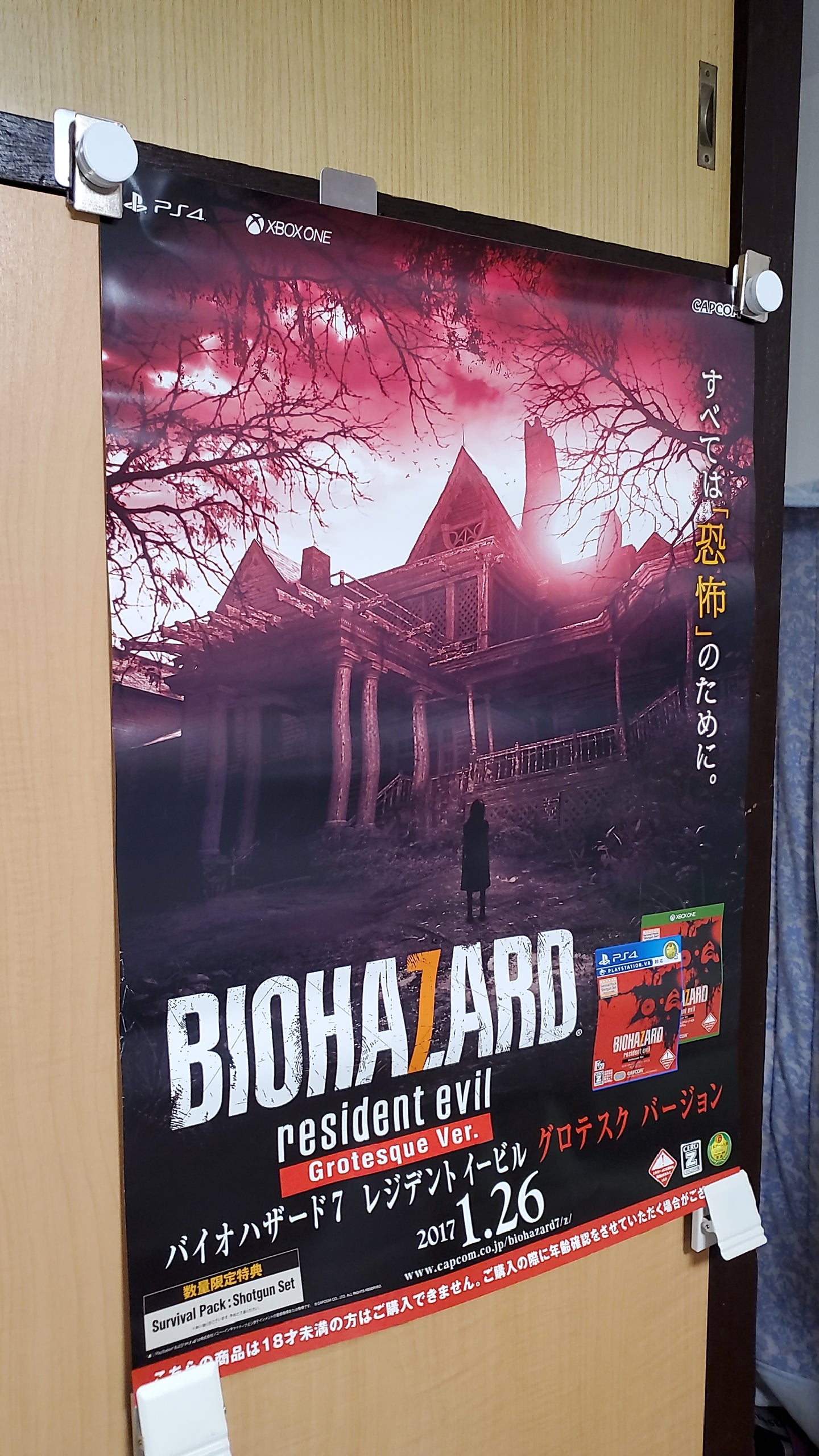 BIOHAZARD 7 poster set - poster / scrool / tapestry  japan