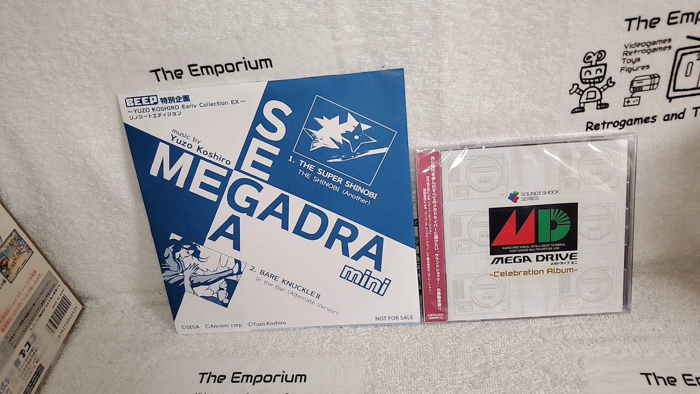 MEGADRIVE celebration album + bonus vinyl disc - japanese original soundtrack  japan cd