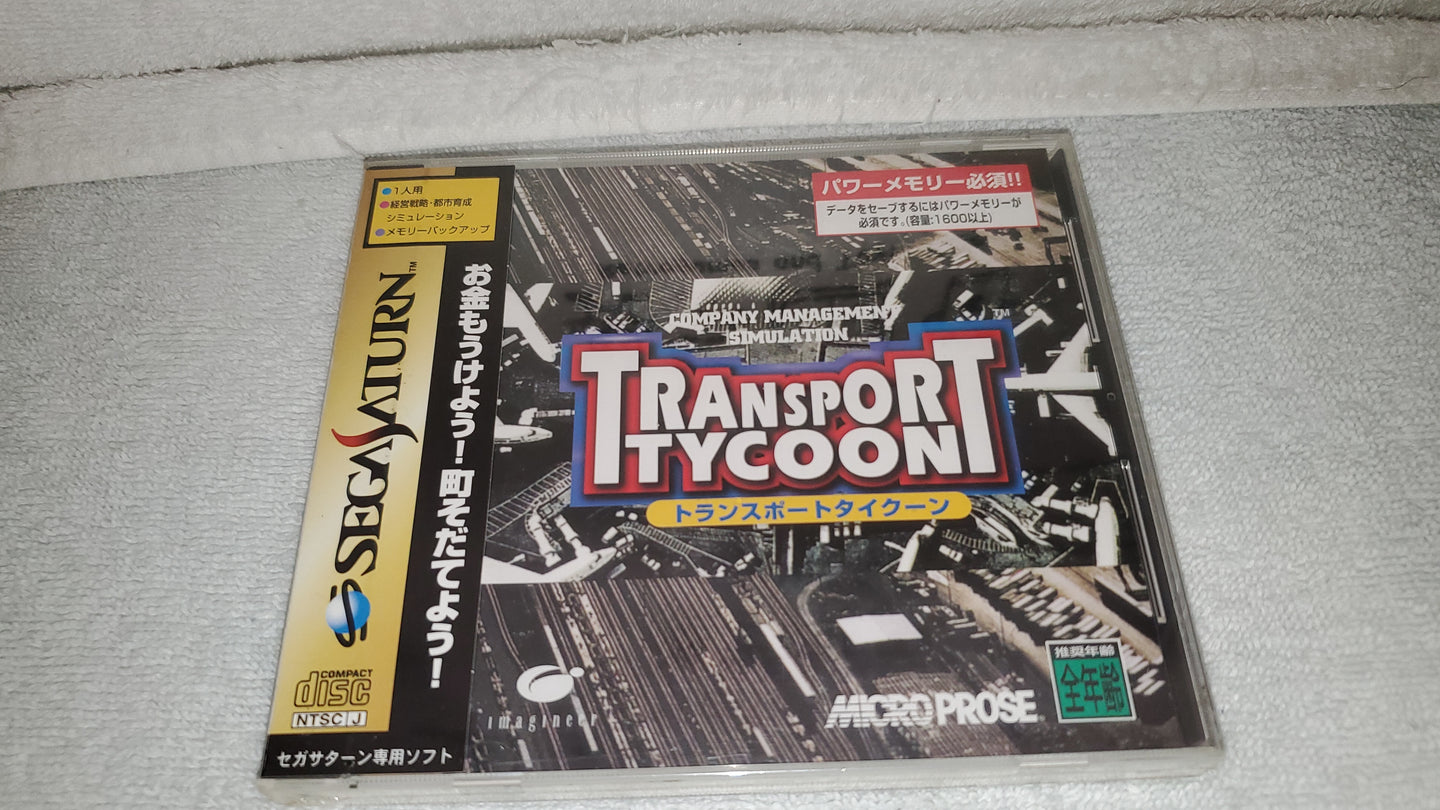 Transport Tycoon brand new sealed -  sega saturn stn sat japan
