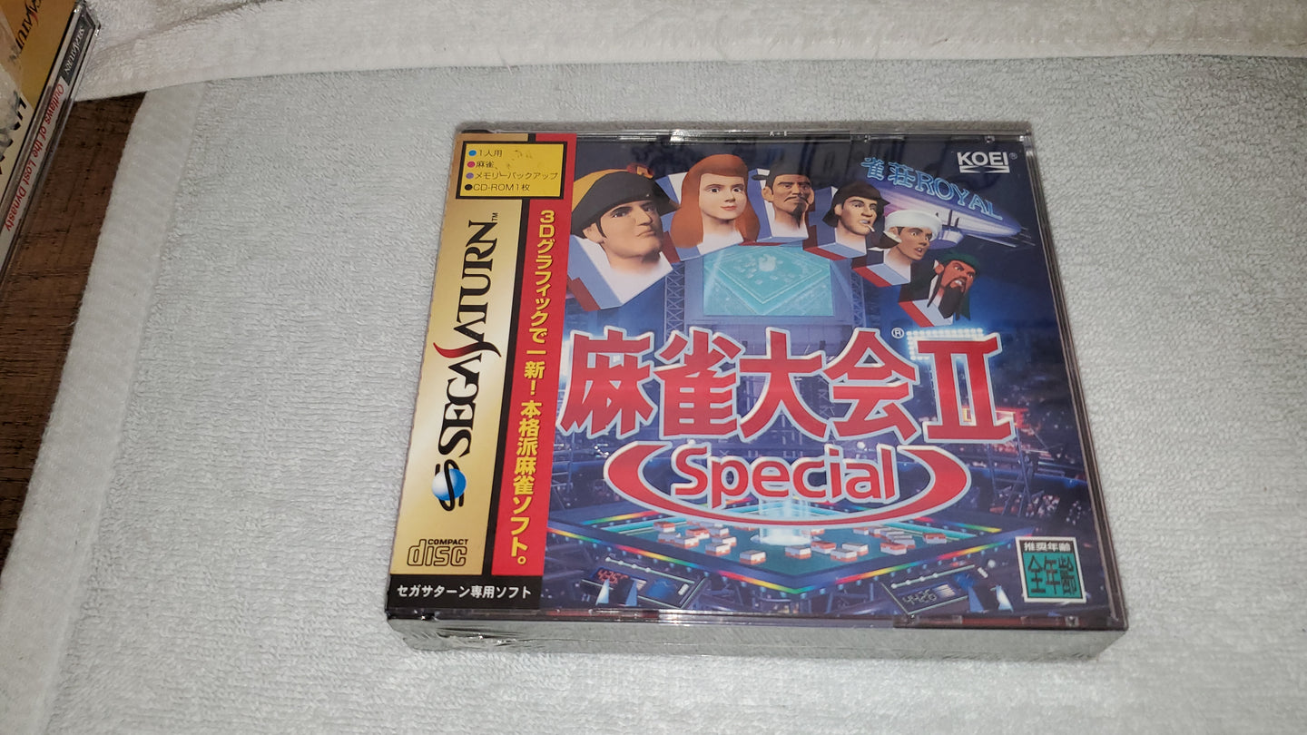mahjong taikai II special brand new sealed sega saturn stn sat japan