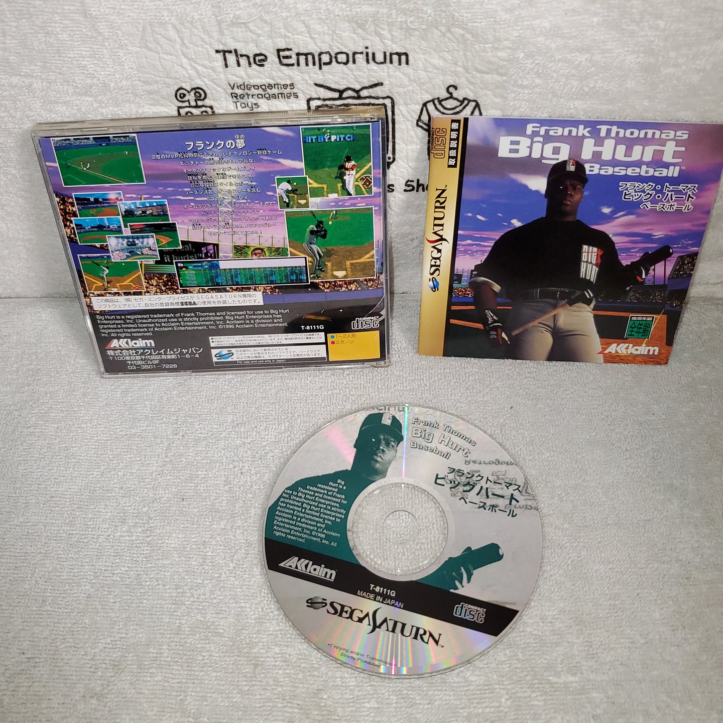 Big hurt baseball - sega saturn stn sat japan