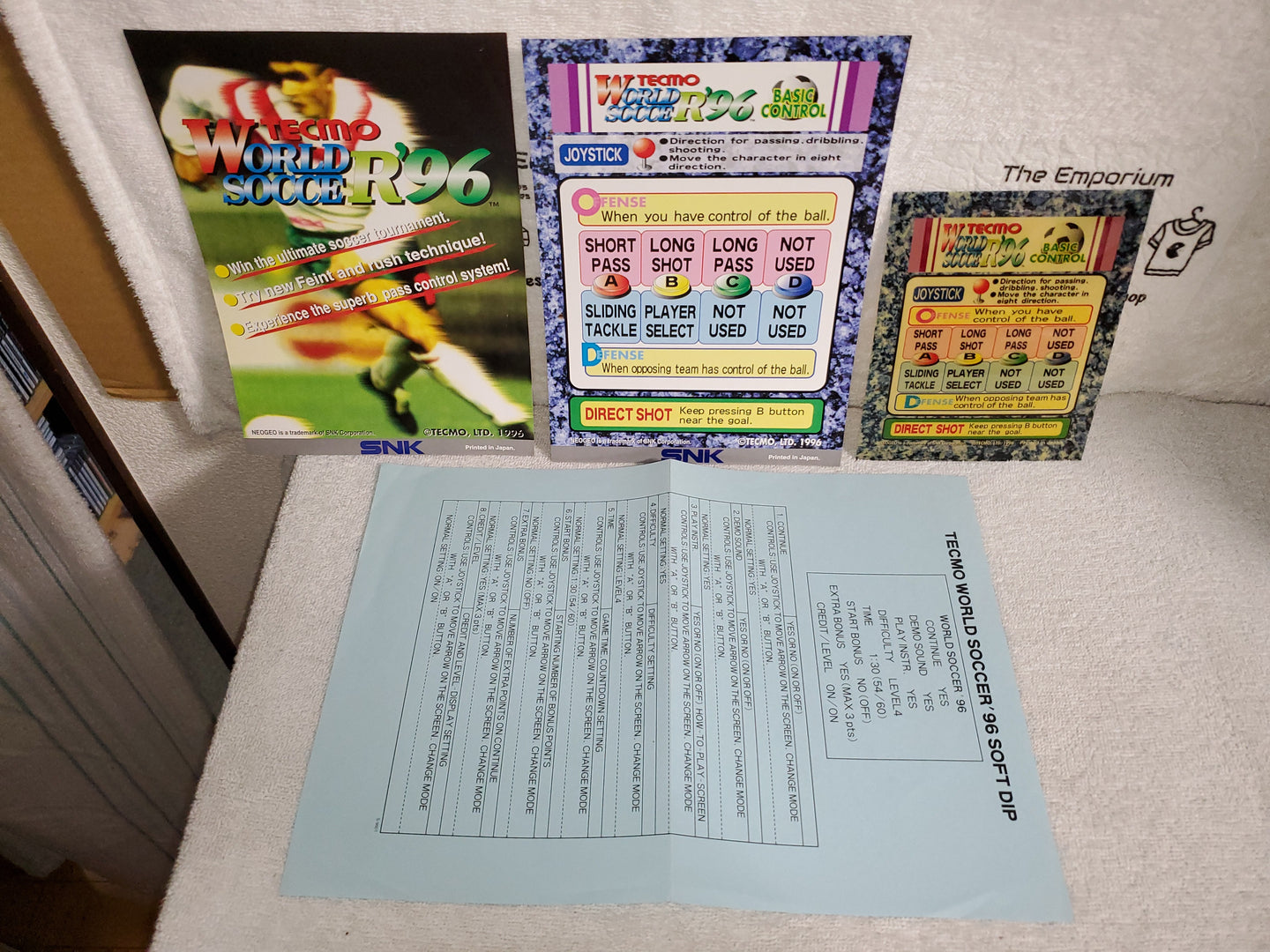 Tecmo world cup 96 english -  arcade artset art set