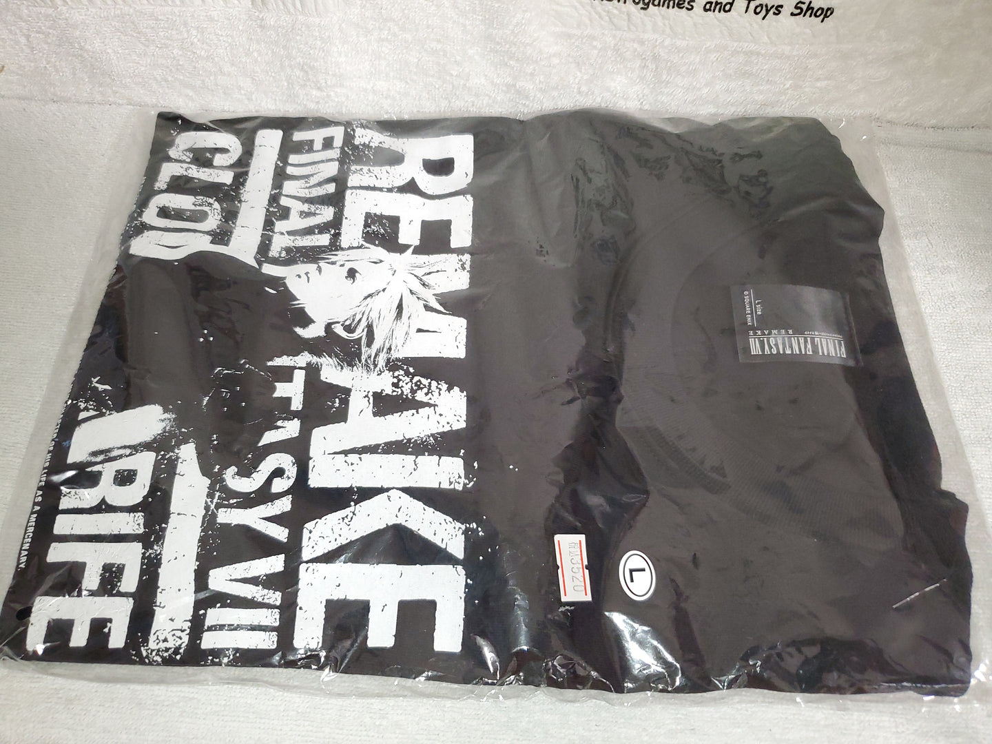 (size L - color black ) Final Fantasy VII Remake X t-shirt - t-shirt shirt dress  tshirt original