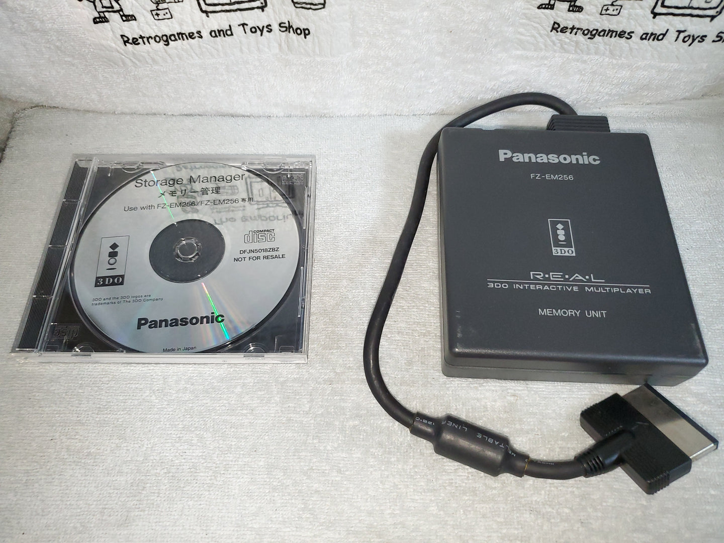 3DO Memory Unit FZ-EM256 with CD Panasonic

- panasonic 3do japan