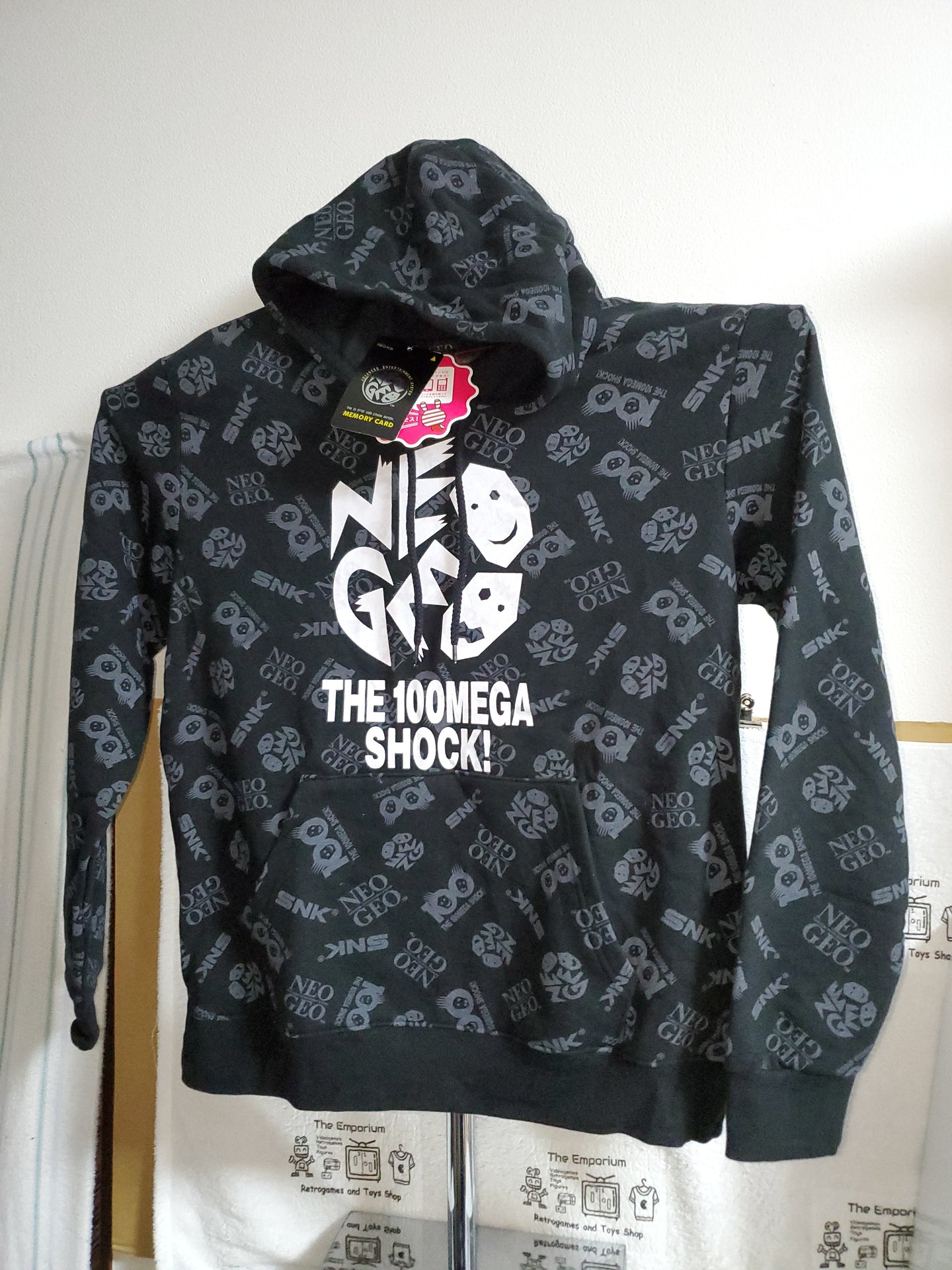 snk neogeo HOODIE + PANTS (size LL) -  official licensed snk product neogeo ng