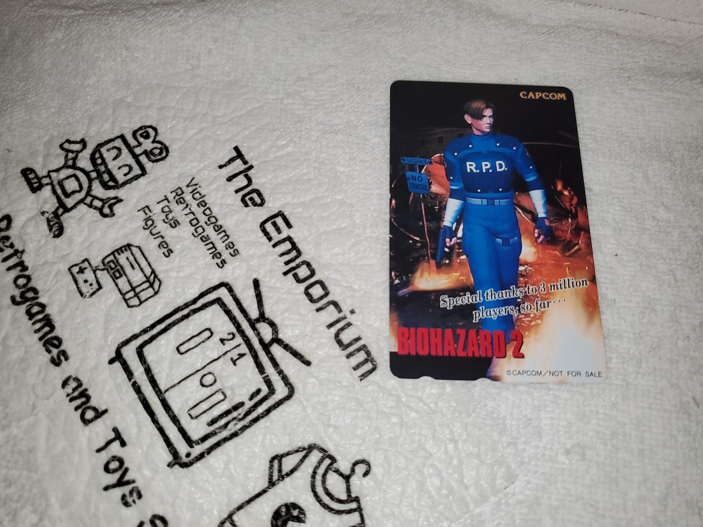 BIOHAZARD2 Leon telecard - phonecard