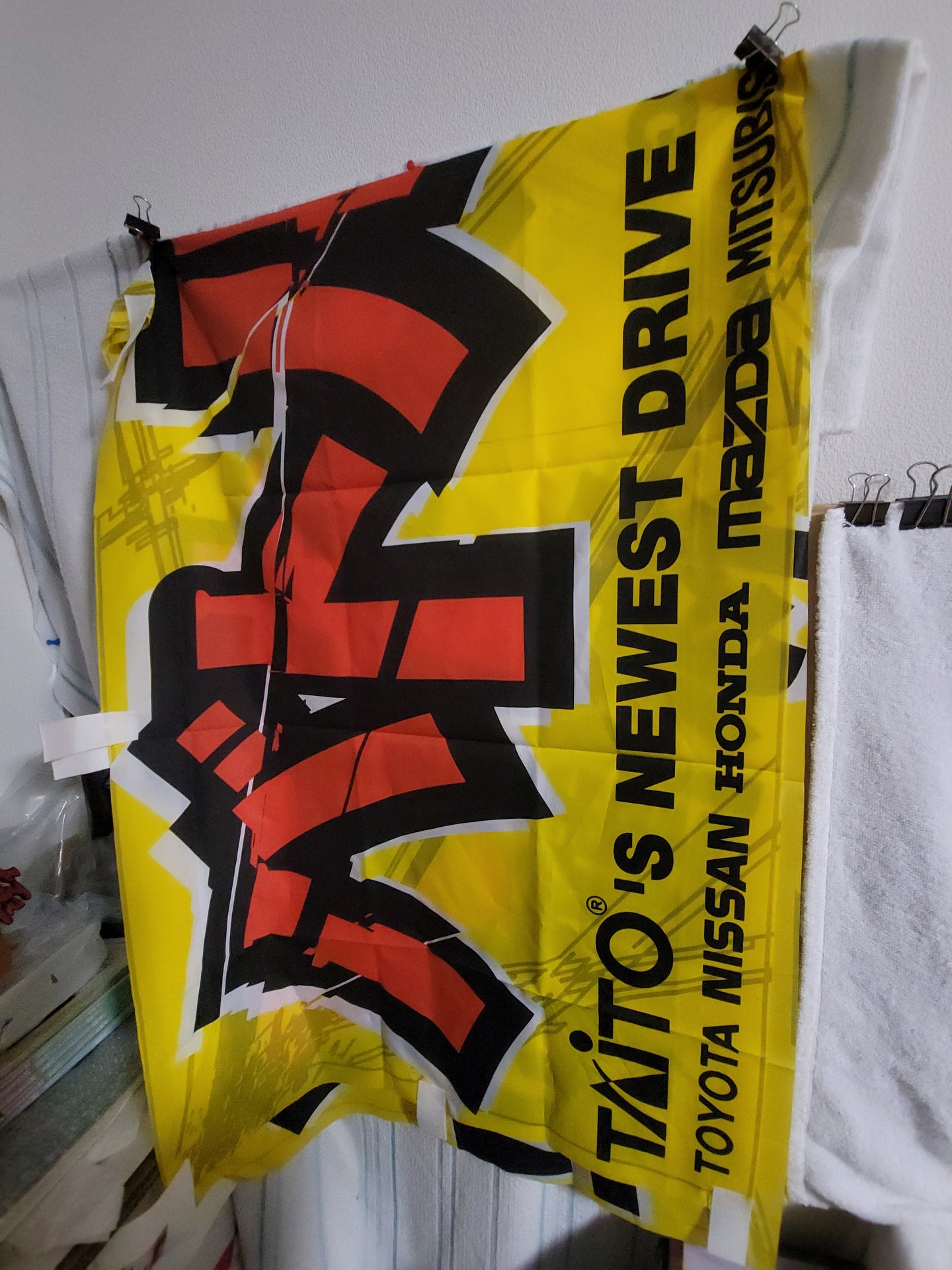 Taito Battle Gear - flag banner - item toy  action figure model