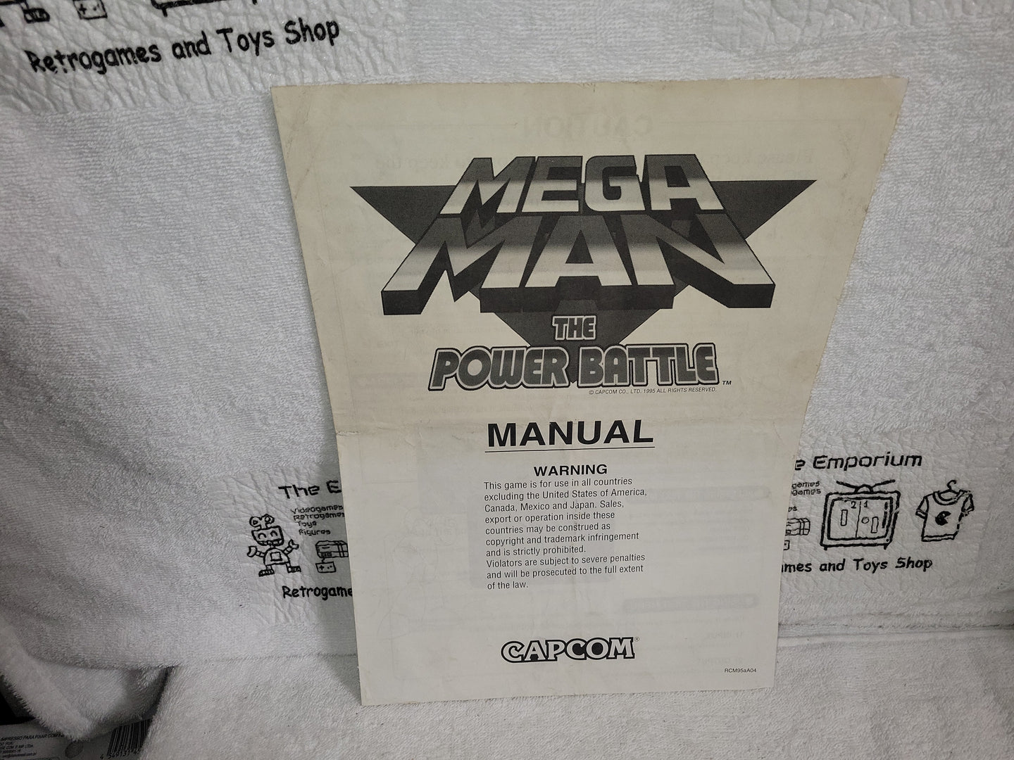 Mega Man the power battle manual -  arcade artset art set