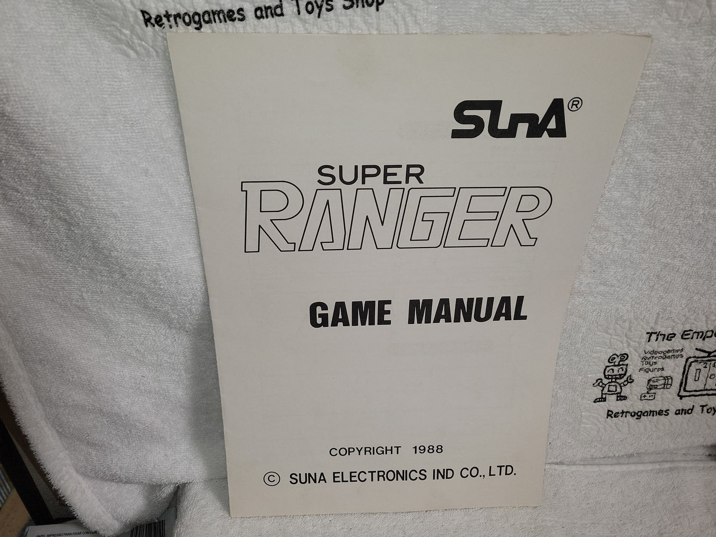 Super ranger  manual -  arcade artset art set