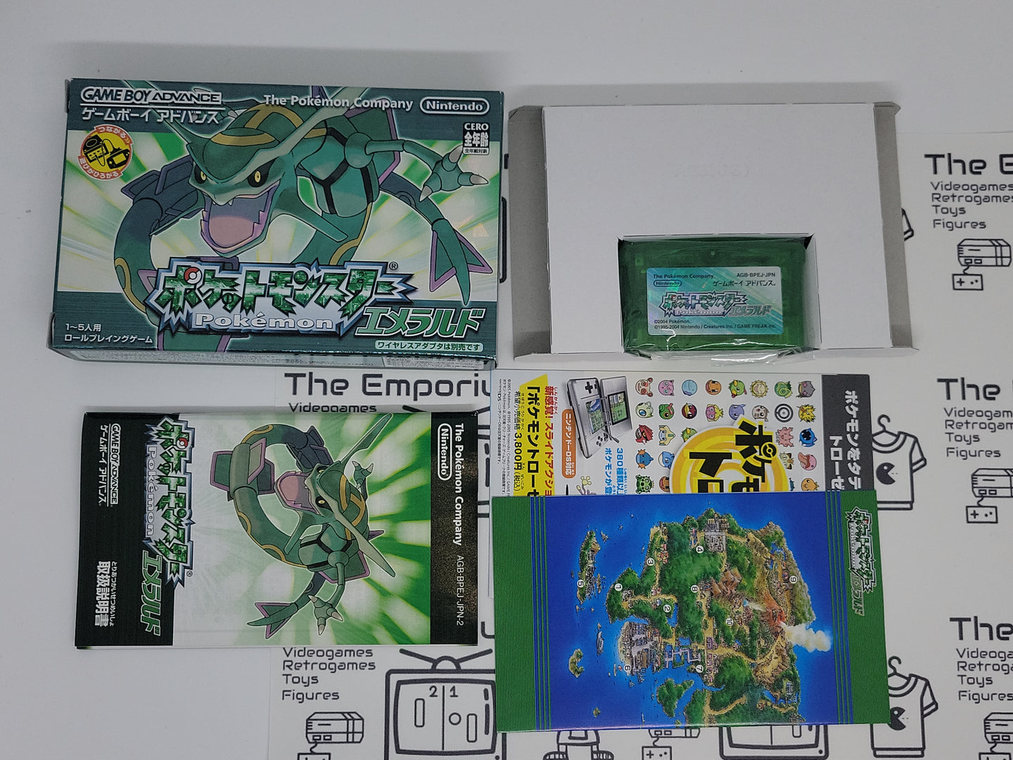 Pokemon Emerald -  Nintendo GBA GameBoy Advance