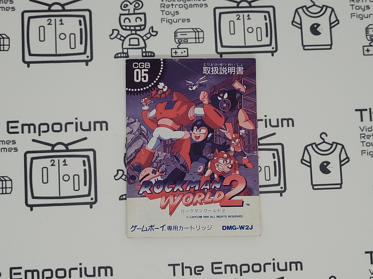 Rockman World 2 GB MANUAL ONLY - Nintendo GB GameBoy