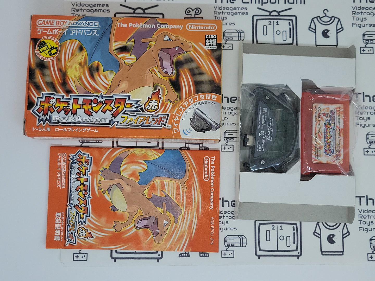 Pokemon Fire Red -  Nintendo GBA GameBoy Advance