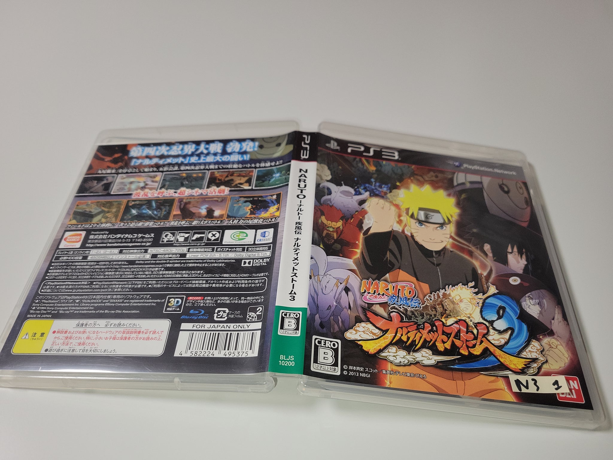 Naruto Shippuden Ultimate Ninja Storm 3 Sony Playstation PS3 Game