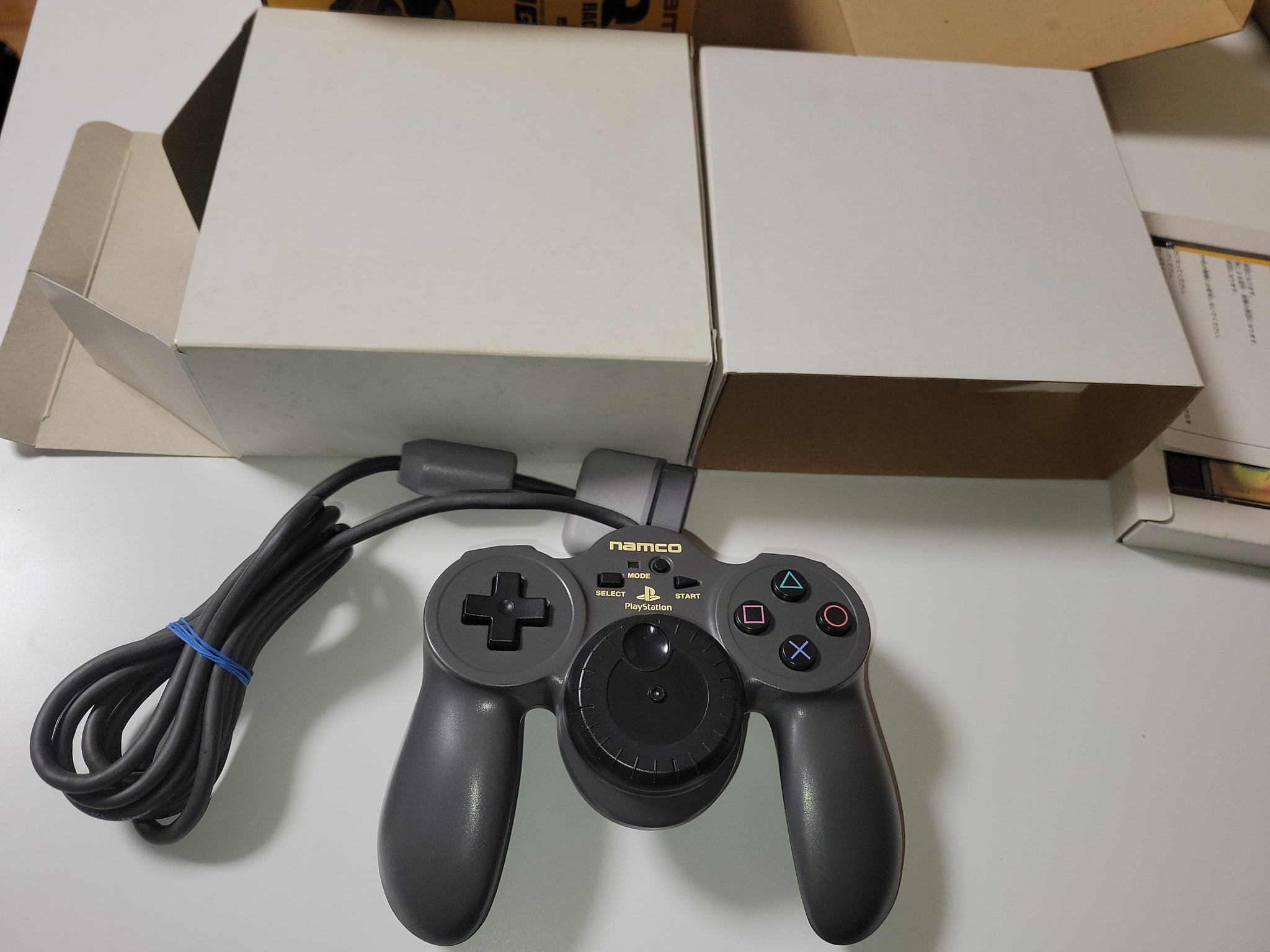 Ridge racer Type4 + JogCon set - Sony PS1 Playstation – The