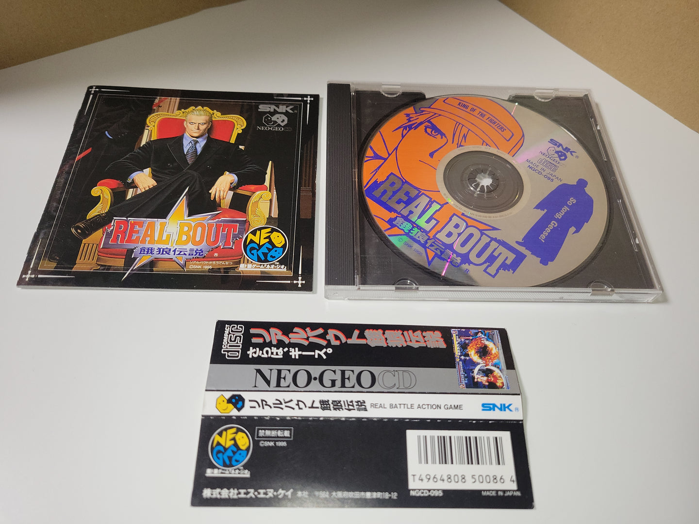 Real Bout Fatal Fury - Snk Neogeo cd ngcd