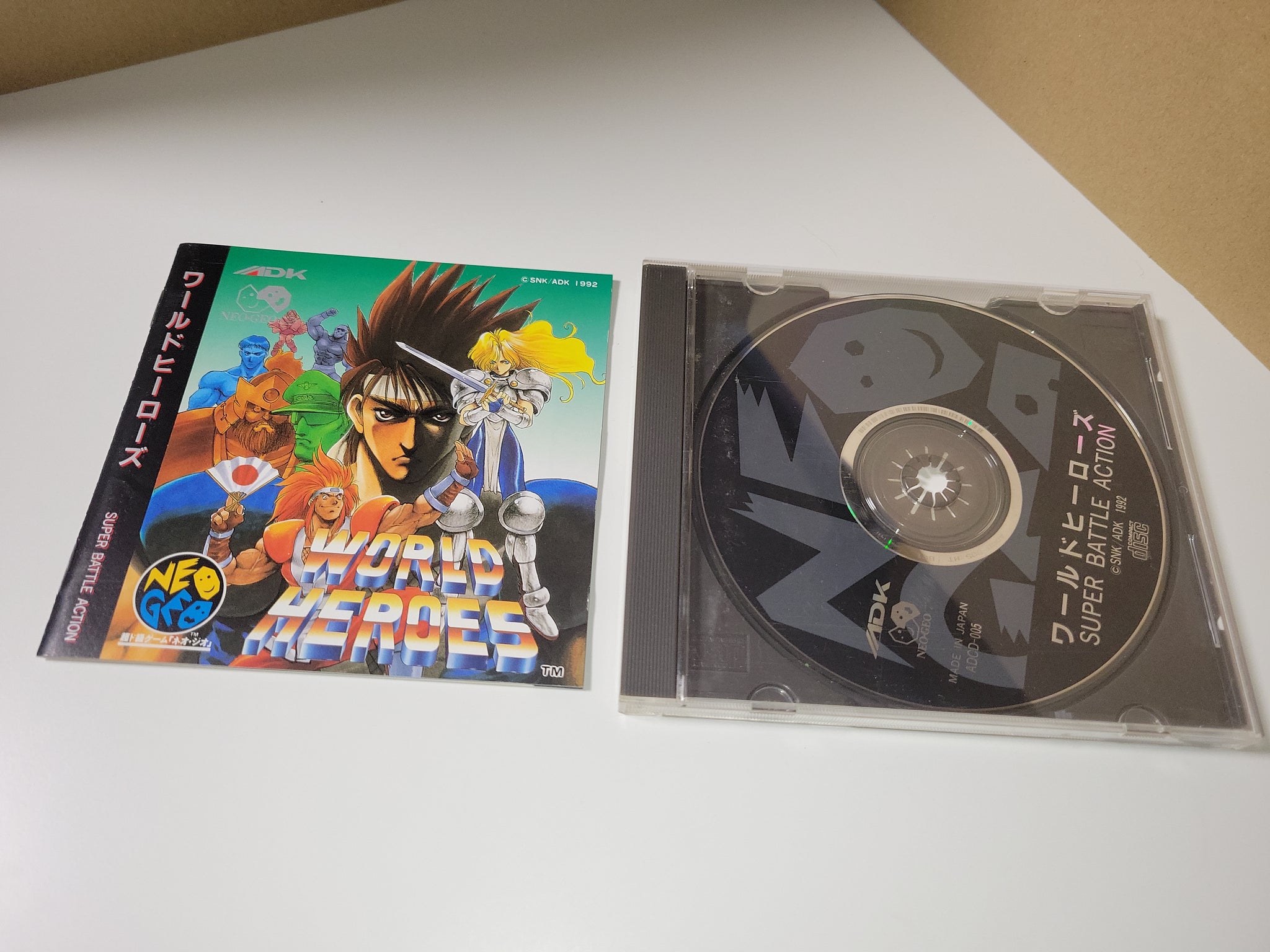 World Heroes - Snk Neogeo cd ngcd – The Emporium RetroGames