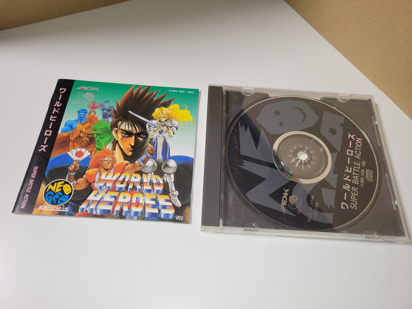 World Heroes - Snk Neogeo cd ngcd