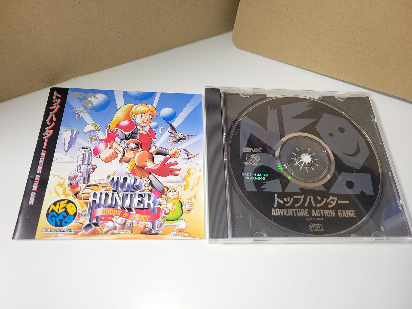 Top Hunter: Roddy & Cathy 
- Snk Neogeo cd ngcd